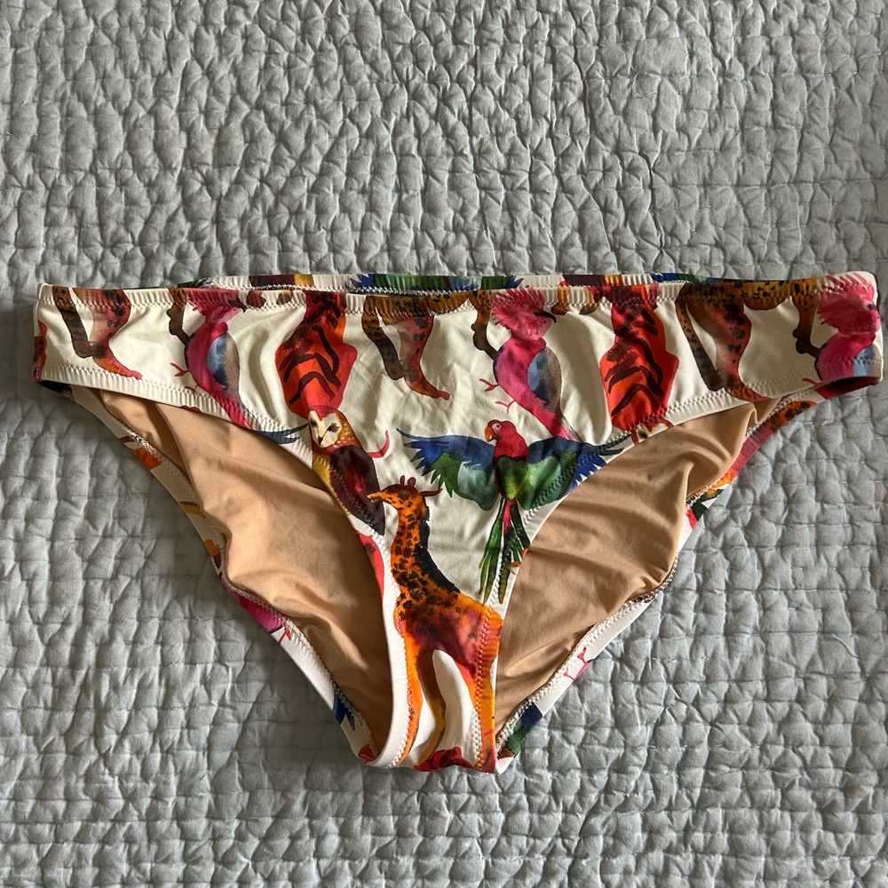J. Crew Animal Print Bikini Bottoms